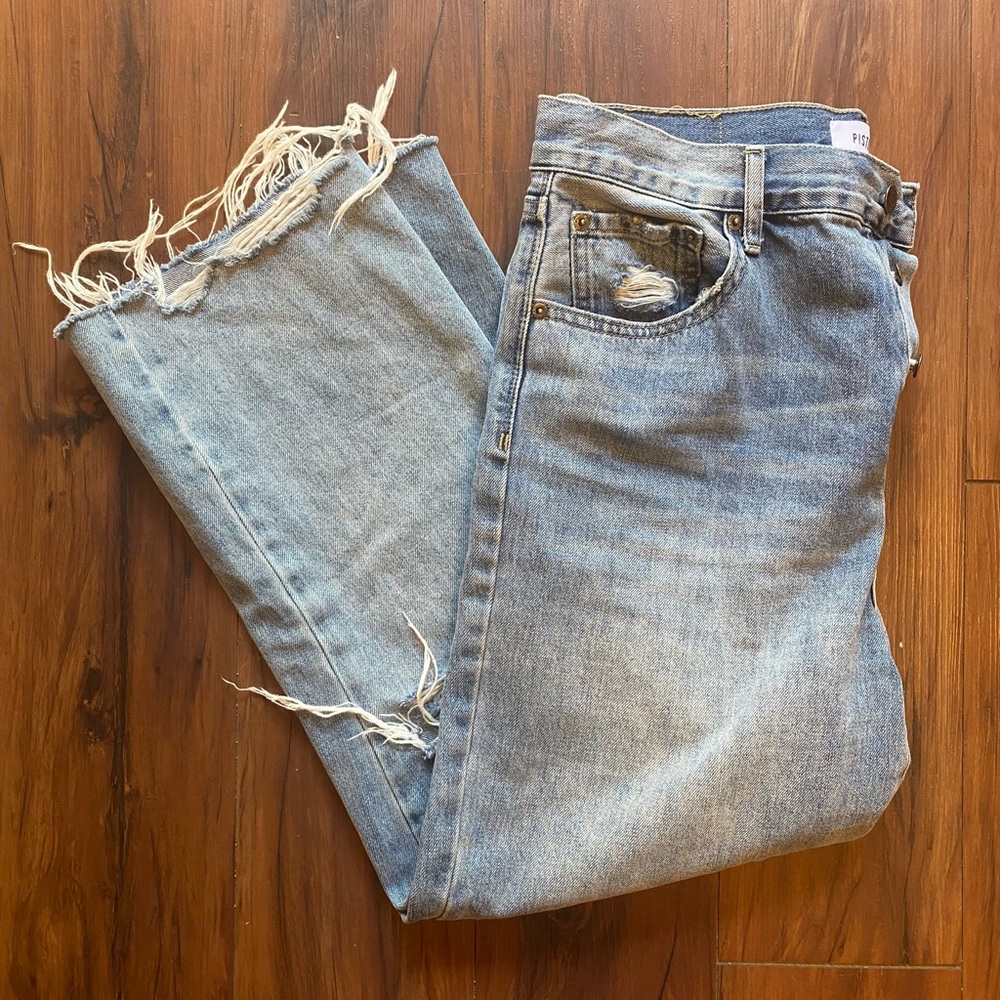 Pistola High Waisted Crop Denim Size 10